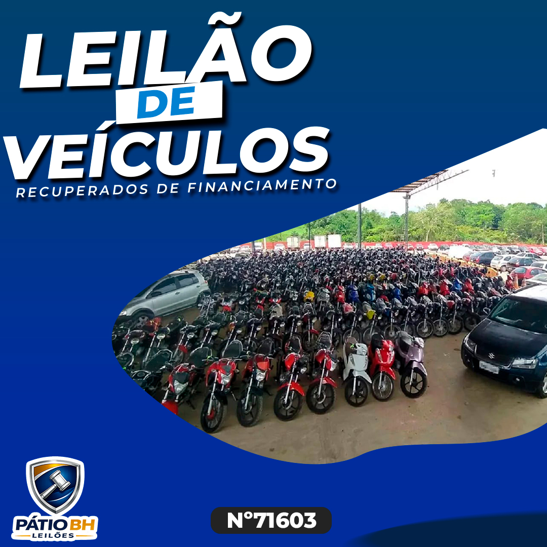 Leilão 71603 - Oportunidades Veículos Seminovos Recuperados de Financiamento