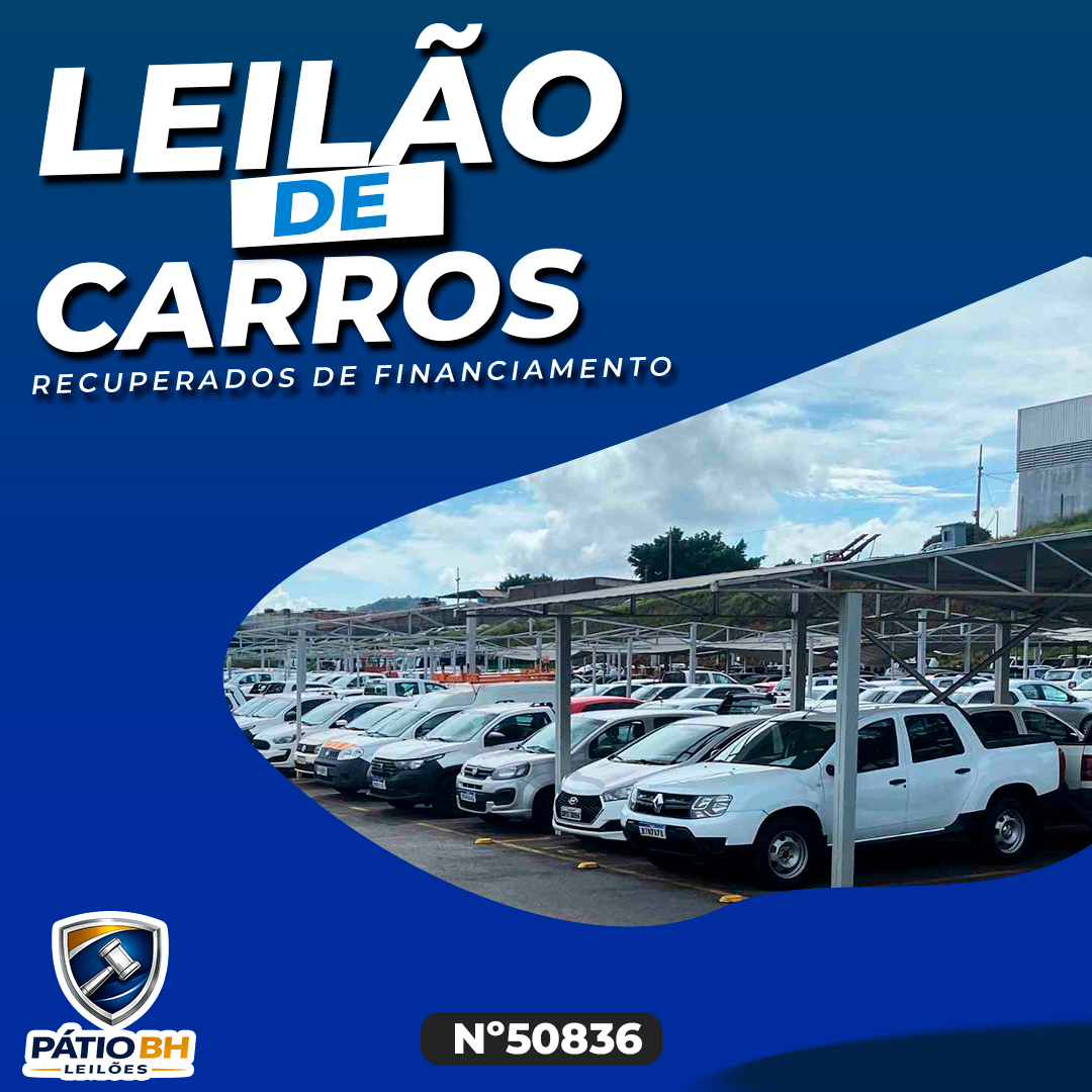 Leilão 50836 - Carros Seminovos e Usados Recuperados de Financiamento