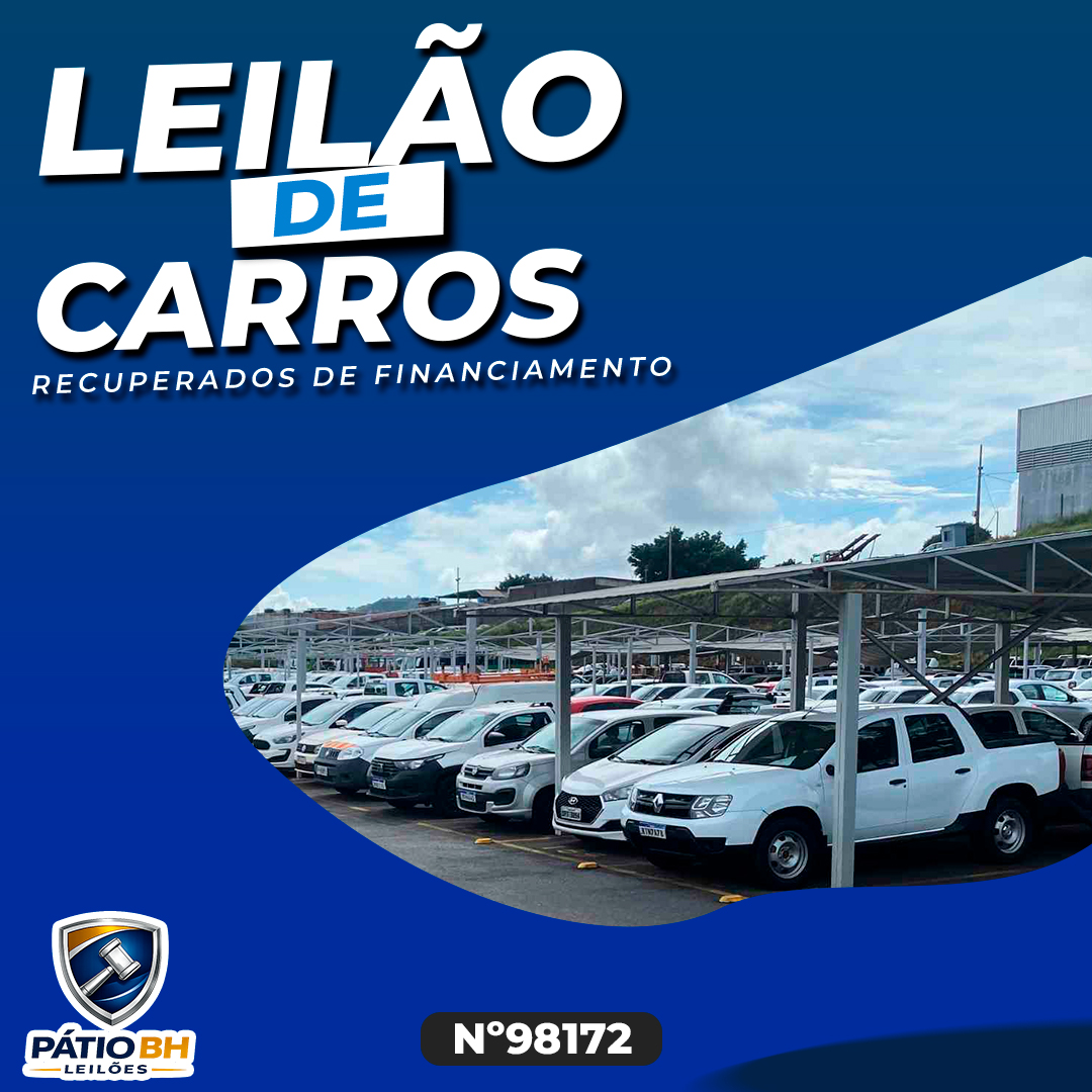 Leilão 98172 - Carros Seminovos e Usados Recuperados de Financiamento