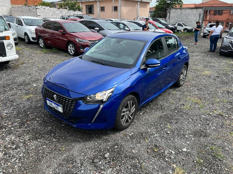 Peugeot 208 Allure 1.6 Flex 16V 5p Automático 2022 – Azul – Álcool/Gasolina – Funcionando